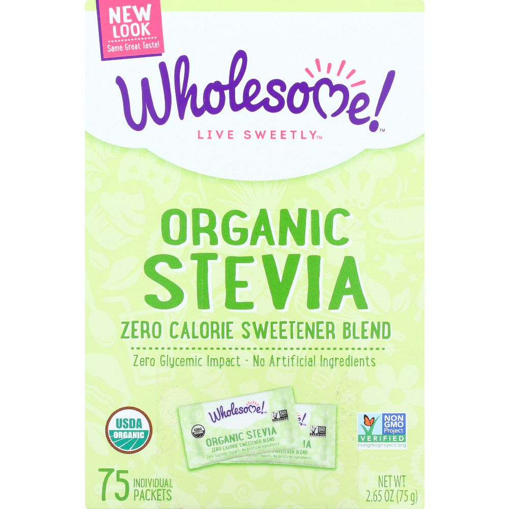 Organic Stevia 75 Packets, 2.65 oz