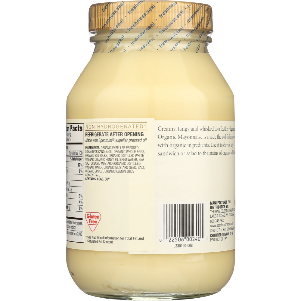 Organic Mayonnaise, 32 oz