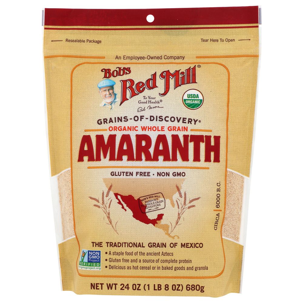 Organic Whole Grain Amaranth, 24 oz