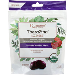 Organic Elderberry TheraZinc Lozenges, 18 ea
