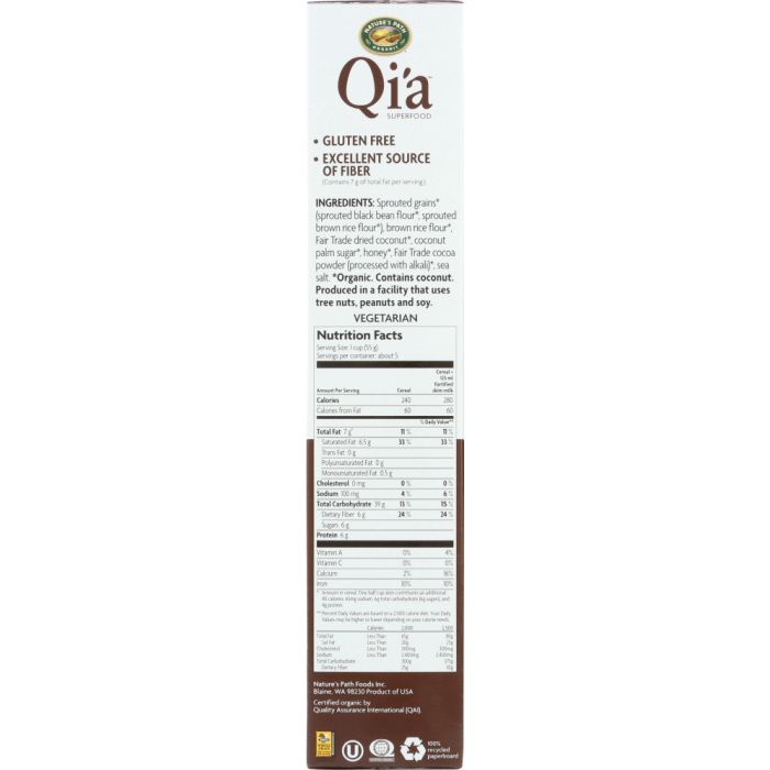 QIA: Cereal Coconut Superflakes Cereal, 10 oz