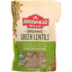 Organic Green Lentils, 16 Oz