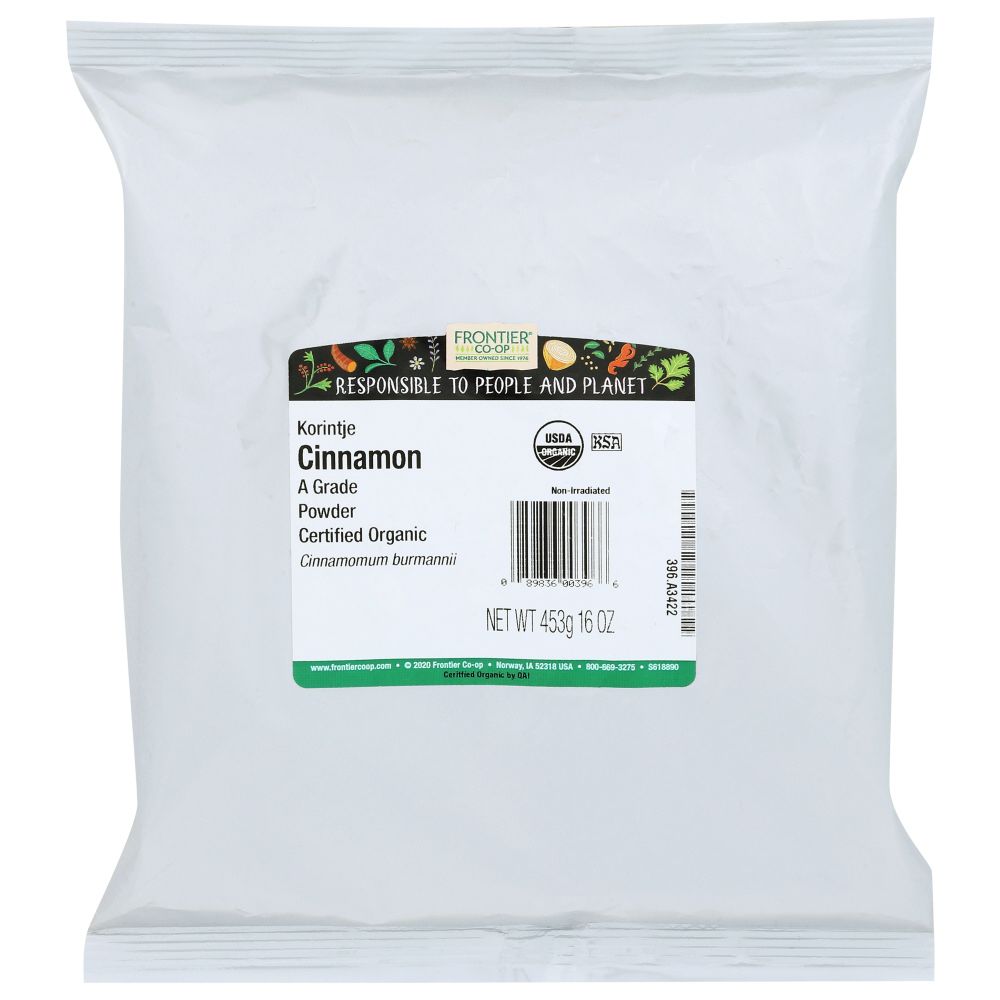 Organic Ground Cinnamon, 16 oz