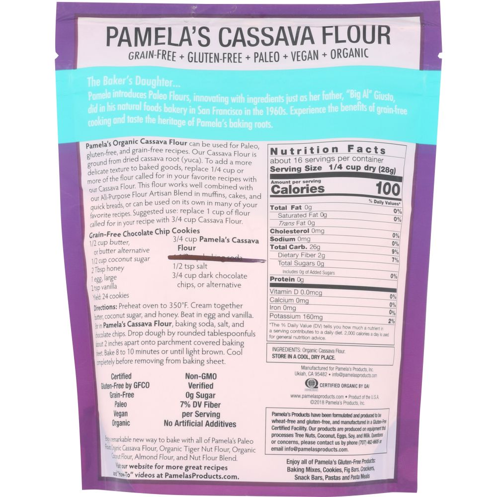 Organic Cassava Flour, 14 oz