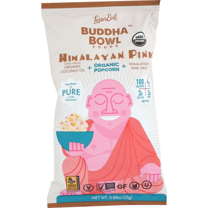 Buddha Bowl Himalayan Pink Popcorn Buddha Bowl (Small Bag), 0.88 oz