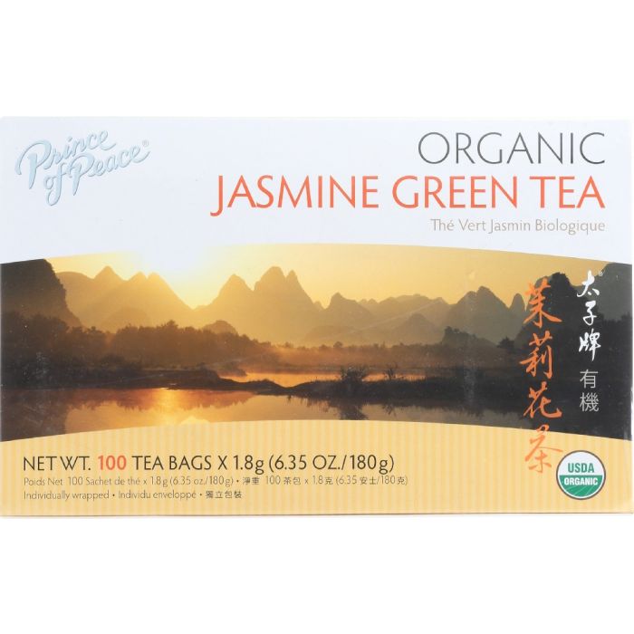 Organic Jasmine Green Tea, 100 bag