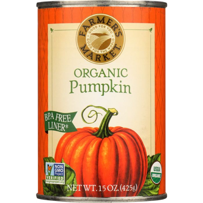 Organic Canned Pumpkin, 15 oz