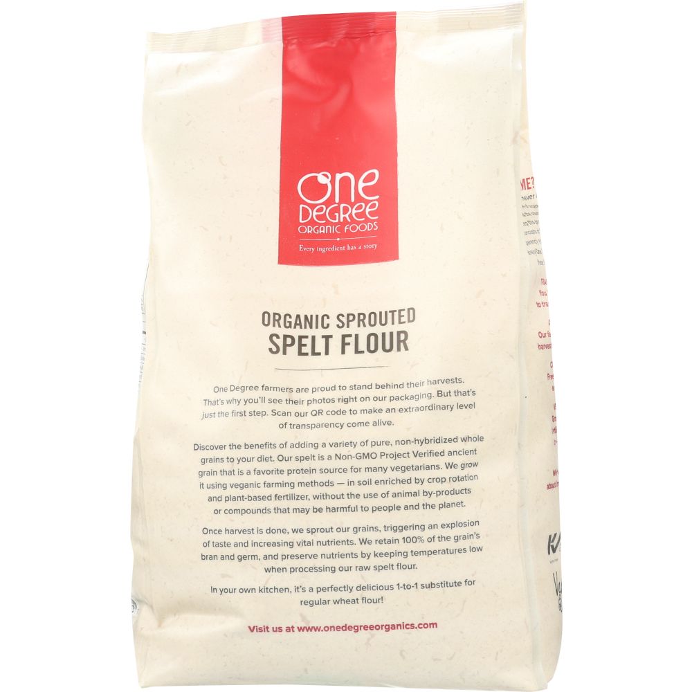 Organic Sprouted Spelt Flour, 80 Oz