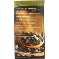 Organic Gunpowder Green Tea, 18 bg