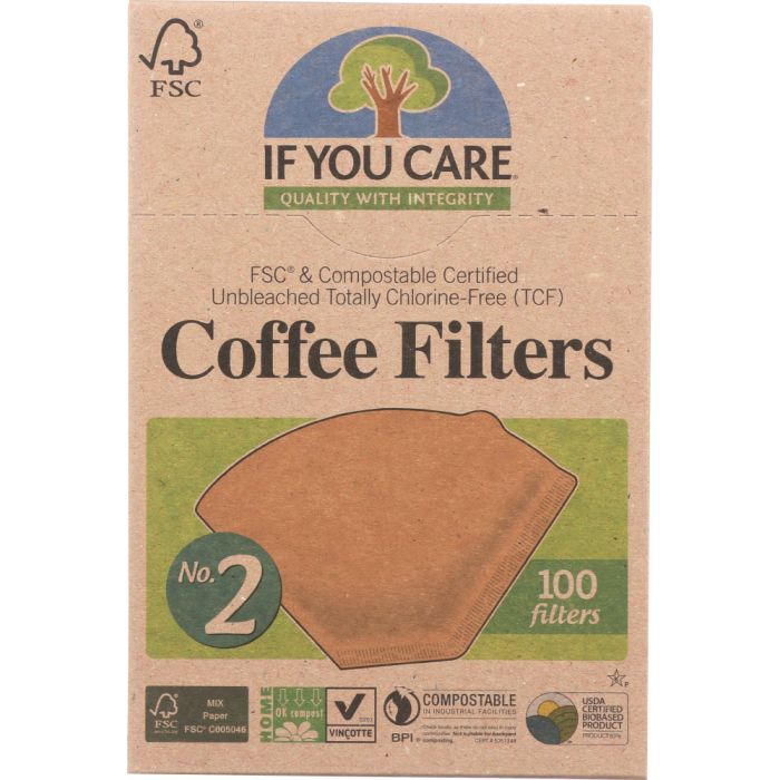 Coffee Filters No. 2 Size, 100 Filters
