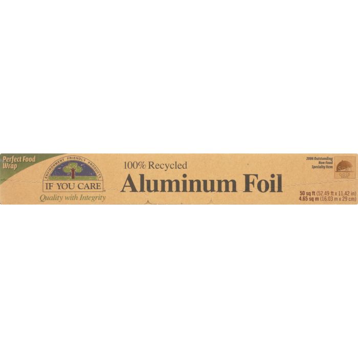 100% Recycled Aluminum Foil 50 sq ft, 1 ea