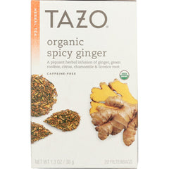 Organic Spicy Ginger Tea, 1.3 oz
