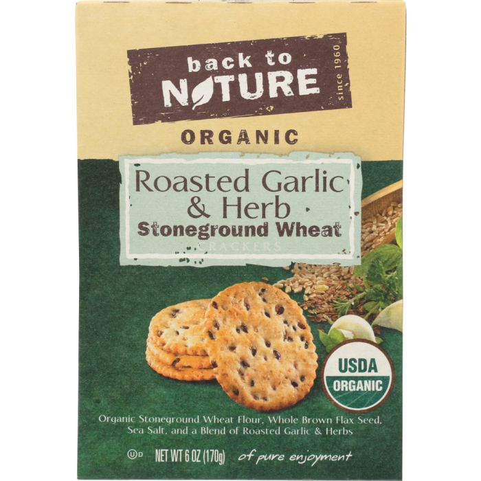 Roasted Garlic and Herb Cracker, 6 oz