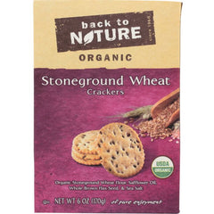 Stoneground Wheat Crackers, 6 oz
