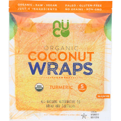 Organic Turmeric Coconut Wraps, 2.47 oz