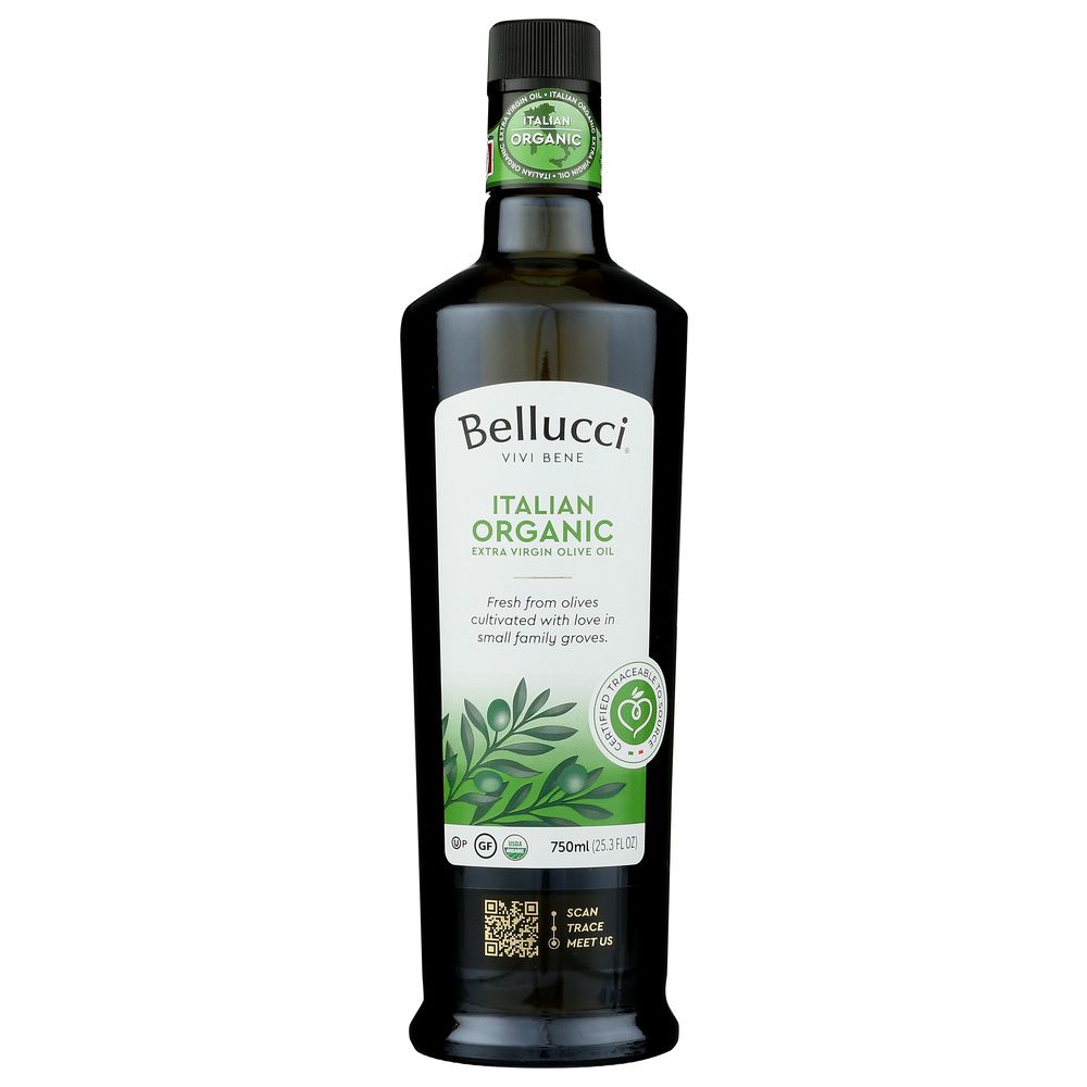 Organic Italian Extra Virgin Olive Oil, 750 ml
