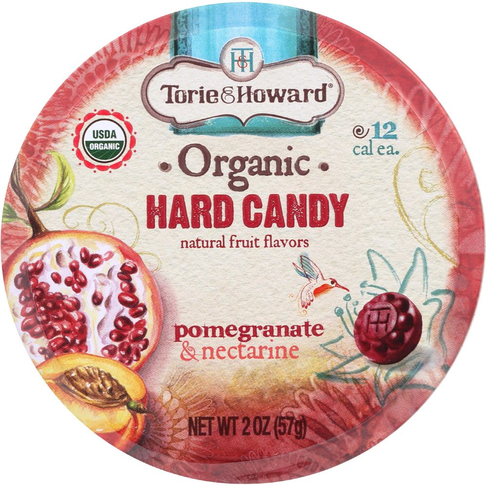 Organic Pomegrante and Nectarine Hard Candy, 2 oz