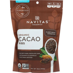 Organic Cacao Nibs, 16 oz
