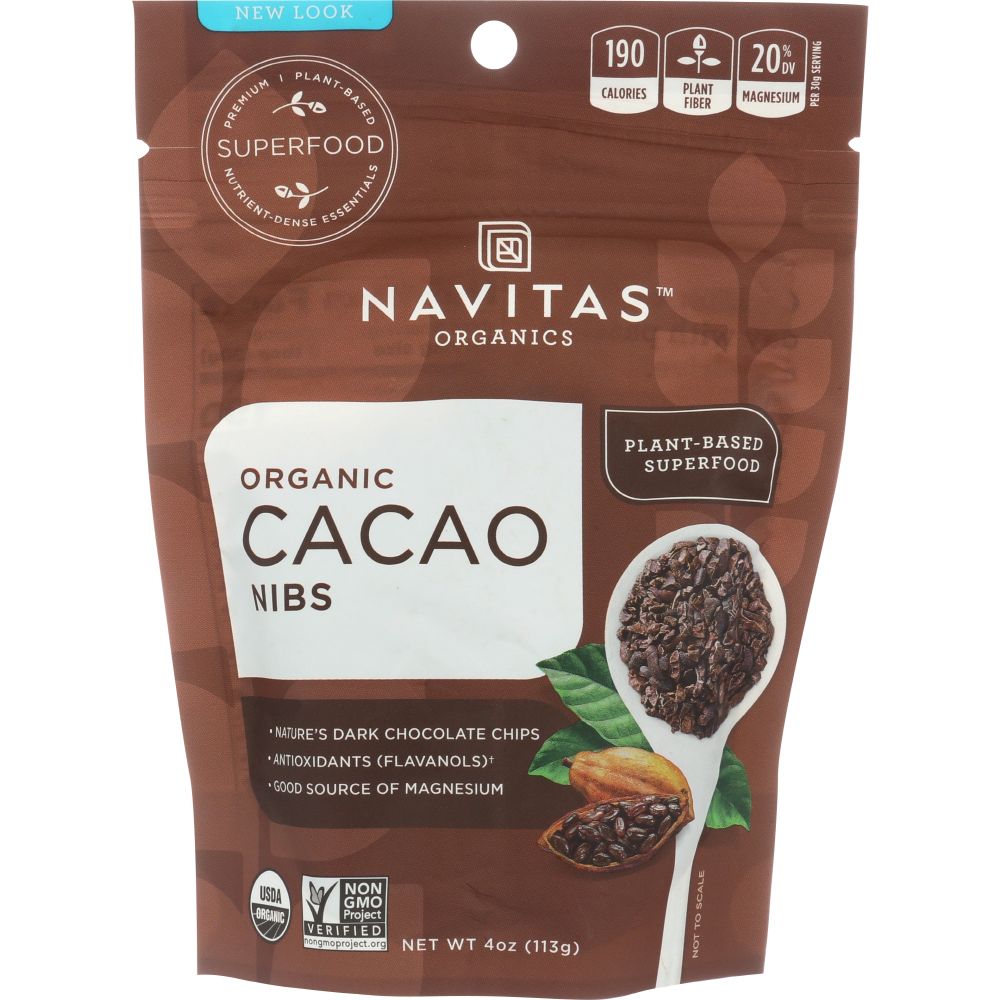 Organic Cacao Nibs, 4 oz