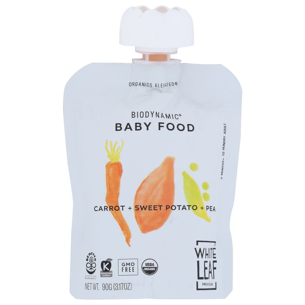 Organic Carrot & Sweet Potato Baby Food, 90 gm