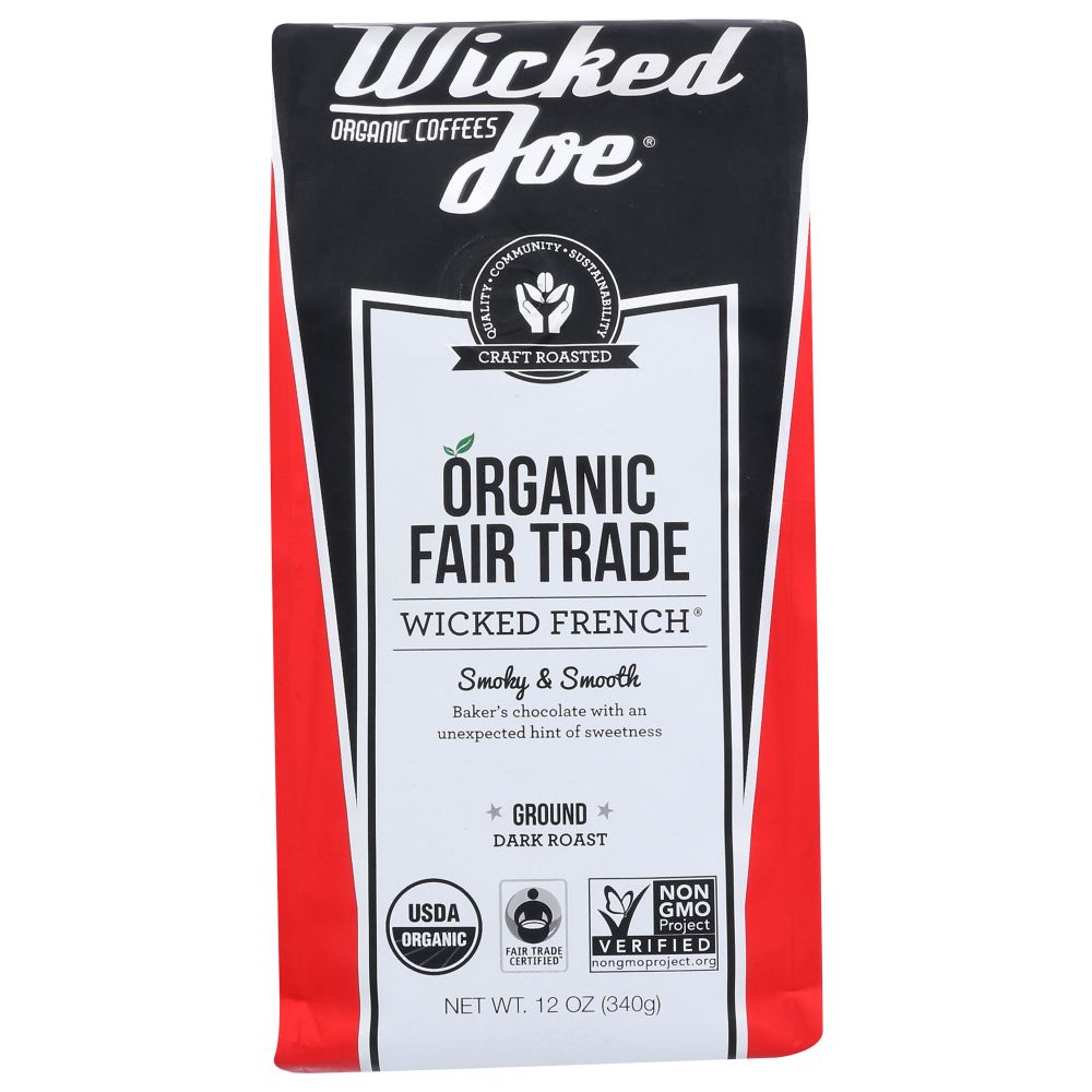 Organic Fair Trade Wicked French Coffee, 12 oz