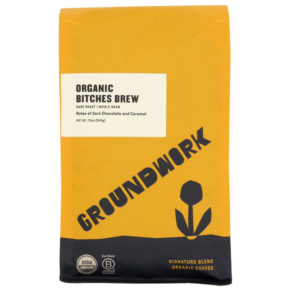 Organic Bitches Brew Coffee, 12 oz