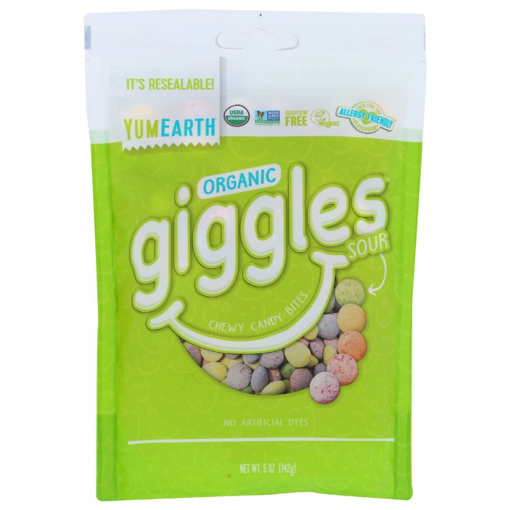 Organic Sour Giggles Candy, 5 oz