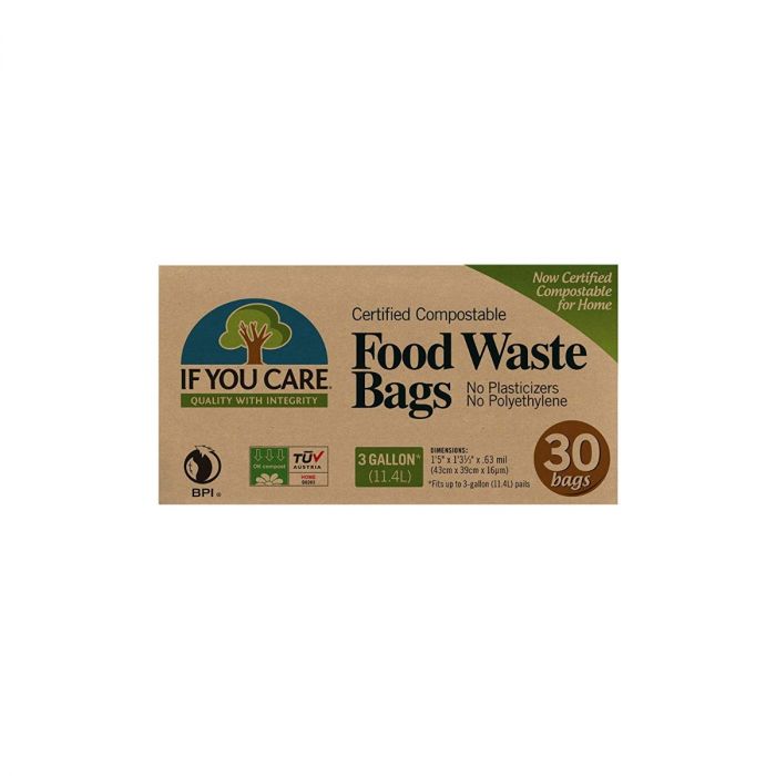 3 Gallon Compostable Food Waste Bags, 30 bg